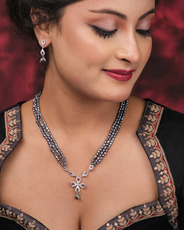 Florial  Pearl Black Set