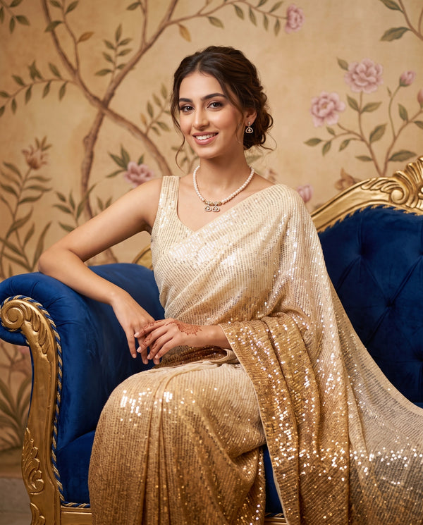Gold-Tone White Pearl Geometric Drop Necklace & Earrings Set