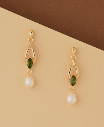 Simple Hang Pearl Earring - Chandrani Pearls