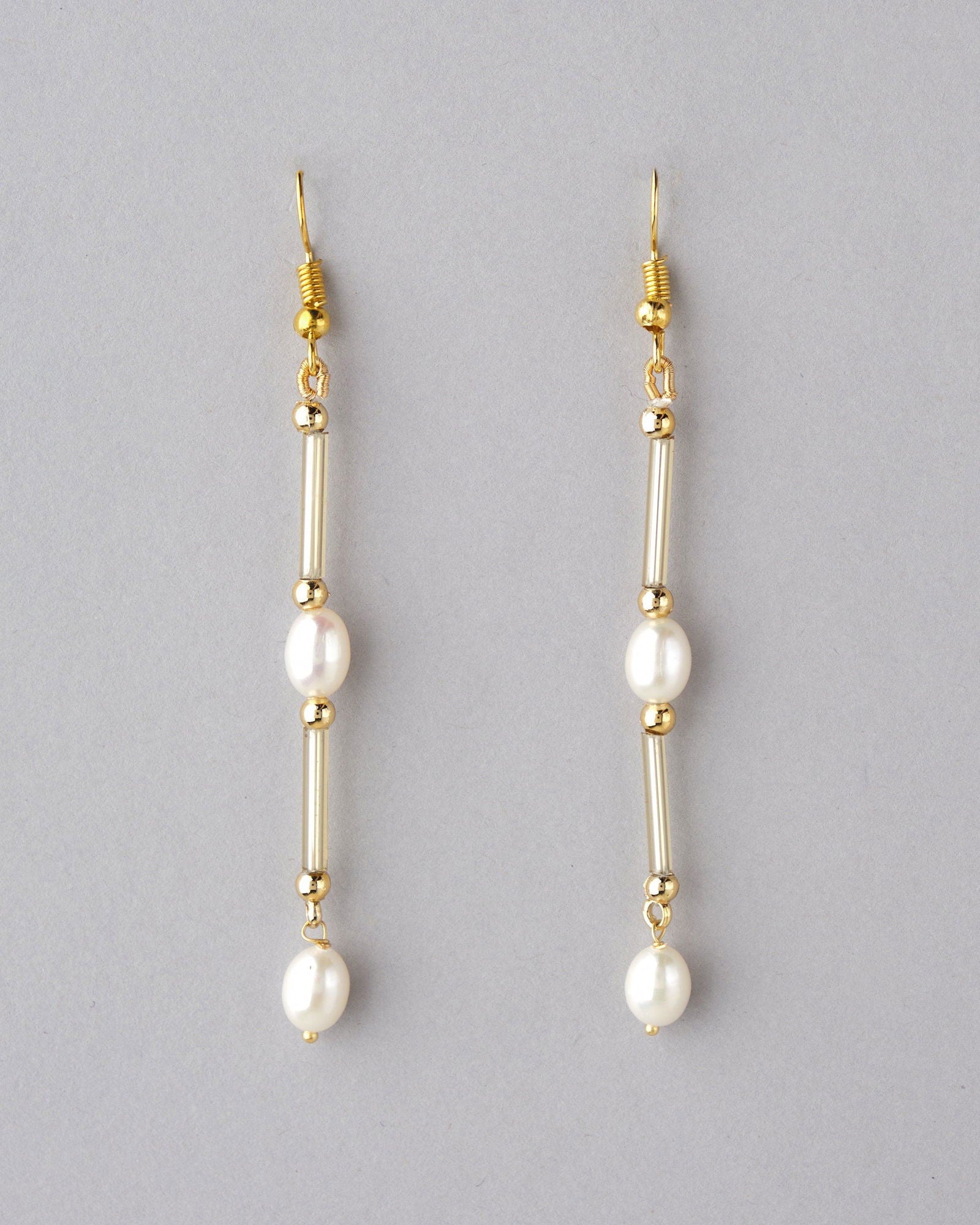 Simple Pearl Hanging Earring - Chandrani Pearls