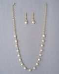 Simple Pearl Necklace Set - Chandrani Pearls
