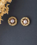 Simple Pearl Stone Stud Earrings - Chandrani Pearls