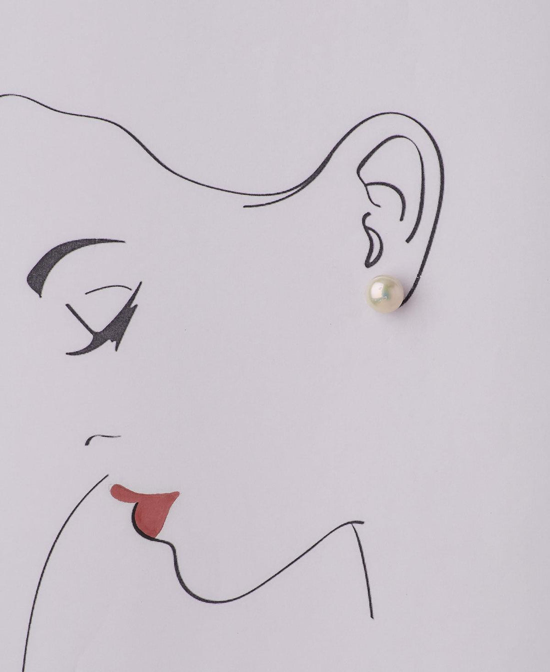 Simple Pearl Stud Earring - Chandrani Pearls