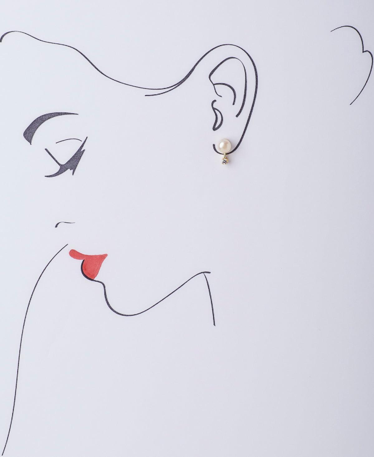 Simple Real Pearl Stud Earring - Chandrani Pearls