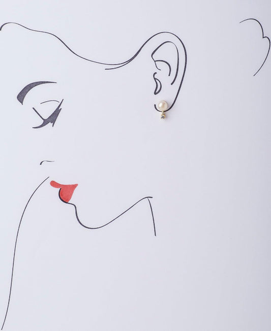 Simple Real Pearl Stud Earring - Chandrani Pearls