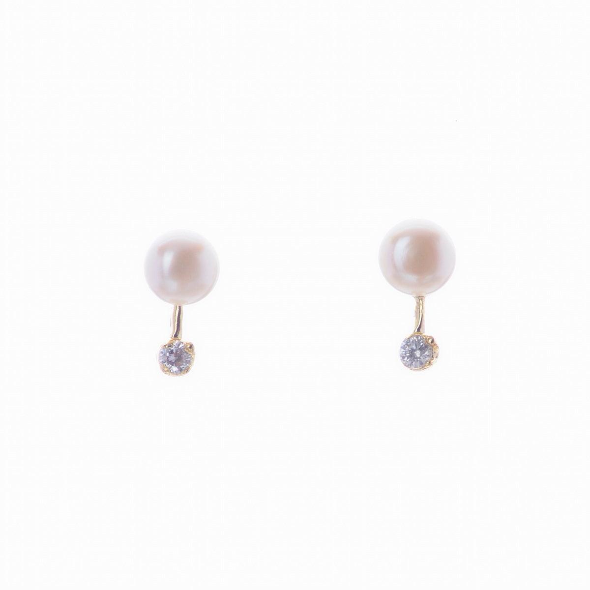 Simple Real Pearl Stud Earring - Chandrani Pearls