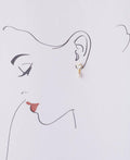 Simple Stone Studded Pearl Earring - Chandrani Pearls