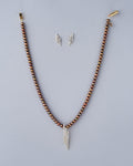 Simple and Elegant Pearl Necklace Set - Chandrani Pearls