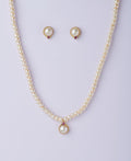 Simple and Elegant Real Pearl Necklace Set - Chandrani Pearls