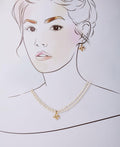 Simple and Elegant Real Pearl Necklace Set - Chandrani Pearls