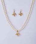 Simple and Elegant Real Pearl Necklace Set - Chandrani Pearls
