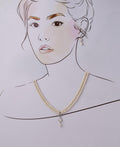 Simple and Elegant Real Pearl Necklace Set - Chandrani Pearls