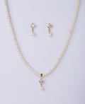 Simple and Elegant Real Pearl Necklace Set - Chandrani Pearls