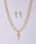 Simple and Elegant Real Pearl Necklace Set - Chandrani Pearls