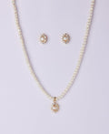 Simple and Elegant Real Pearl Necklace Set - Chandrani Pearls