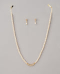 Simple and Elegant Real Pearl Necklace Set - Chandrani Pearls