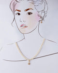 Simple and Elegant Real Pearl Necklace Set - Chandrani Pearls