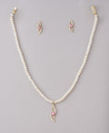 Simple and Elegant Real Pearl Necklace Set - Chandrani Pearls