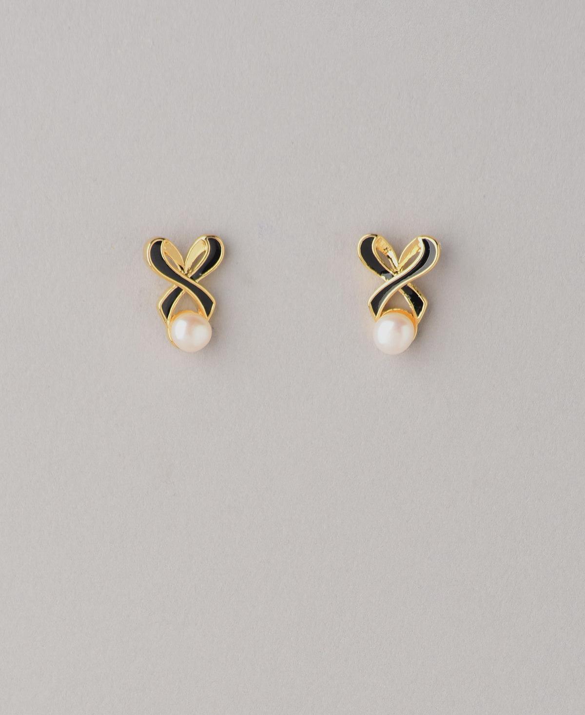 Simple and Sweet Real Pearl Stud Earring - Chandrani Pearls