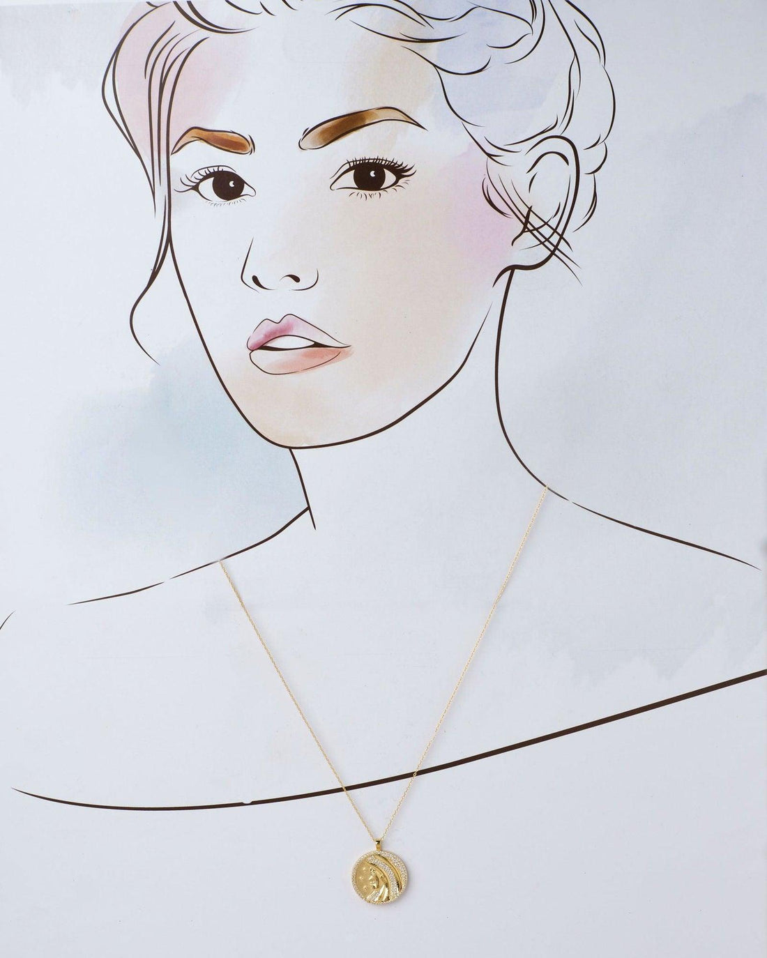 Soul Of The Virgin Virgo Pendant - Chandrani Pearls