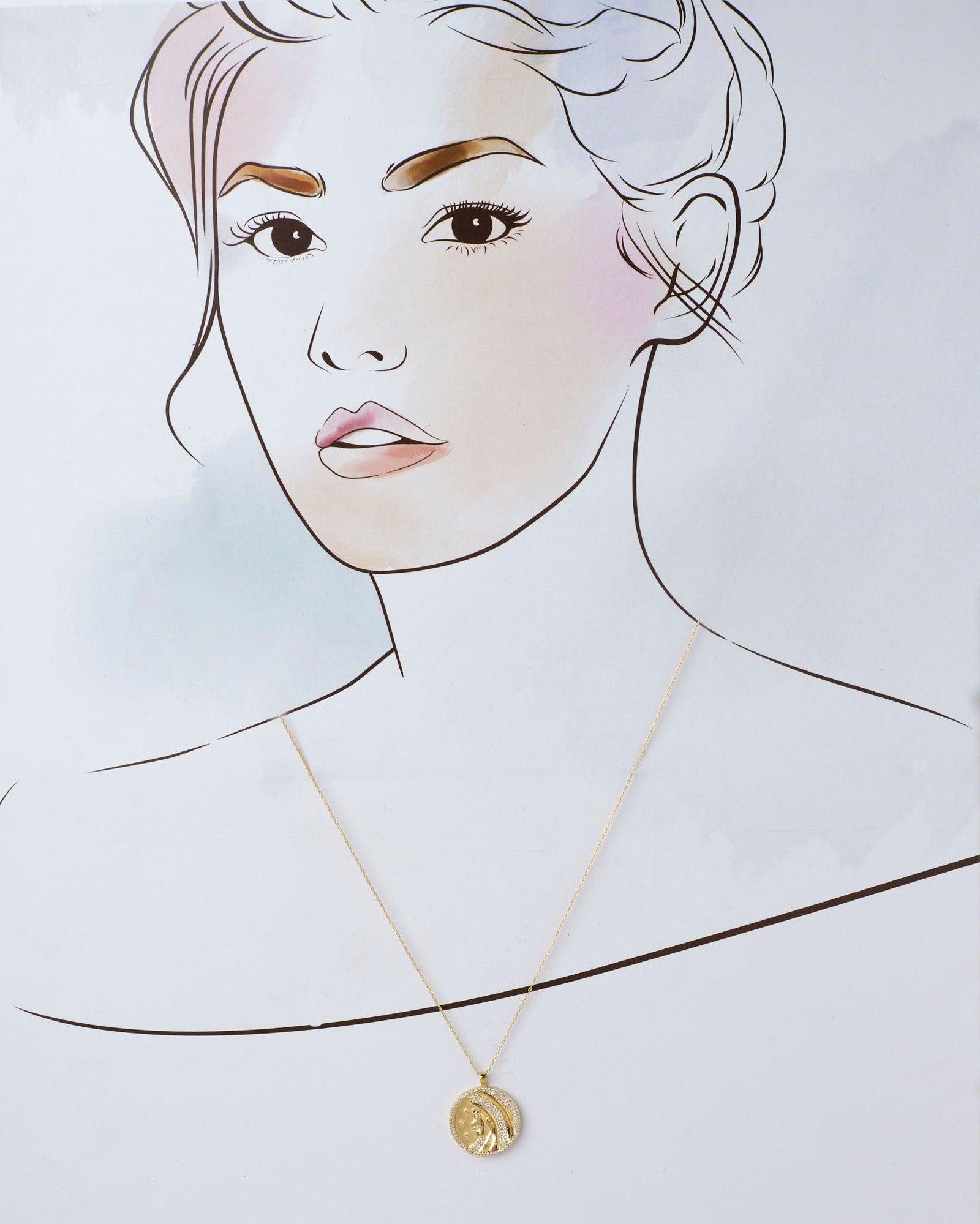 Soul Of The Virgin Virgo Pendant - Chandrani Pearls