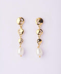 Standout Golden Pearl Hanging Earring - Chandrani Pearls