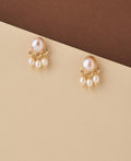 Standout Golden Pearl Hanging Earring - Chandrani Pearls