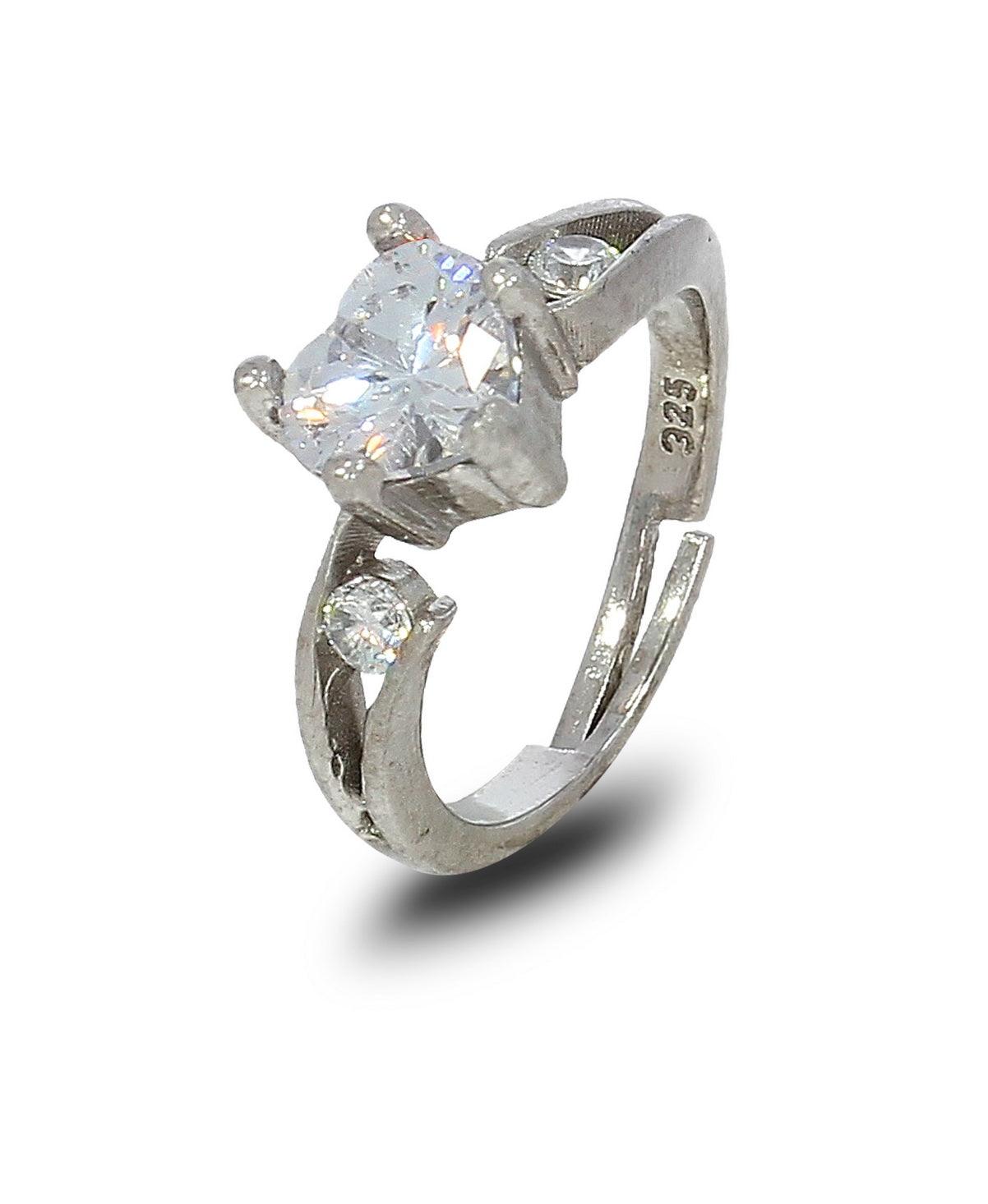 Sterling Silver Solitaire Ring - Chandrani Pearls