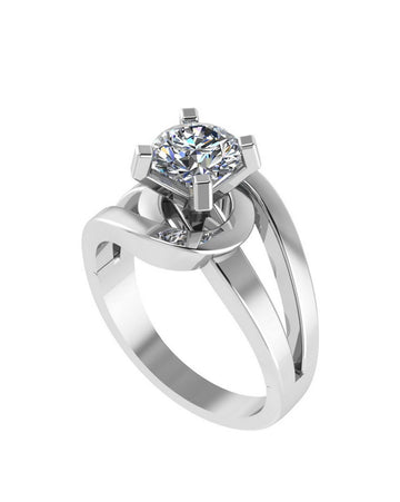 Sterling Silver Solitaire Ring - Chandrani Pearls