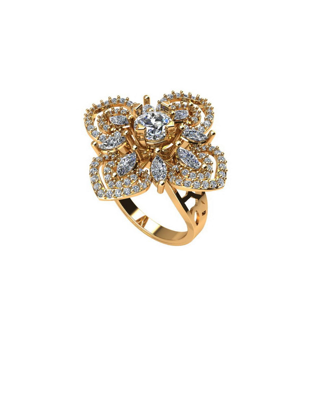 Sterling Silver cocktail Ring - Chandrani Pearls