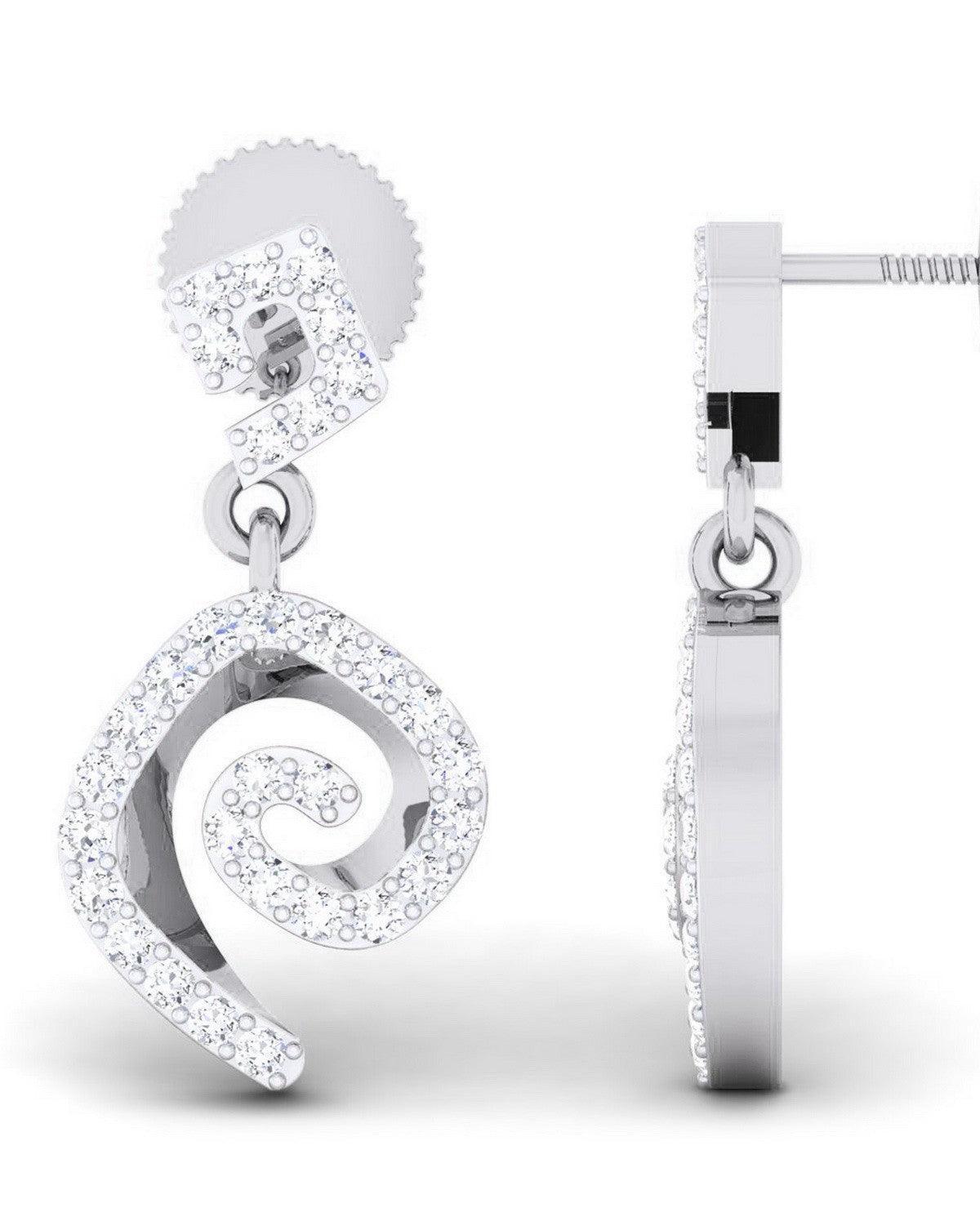 Sterling Stone Studded Silver Pendant Set - Chandrani Pearls