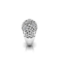 Sterling Stone Studded Silver Ring - Chandrani Pearls