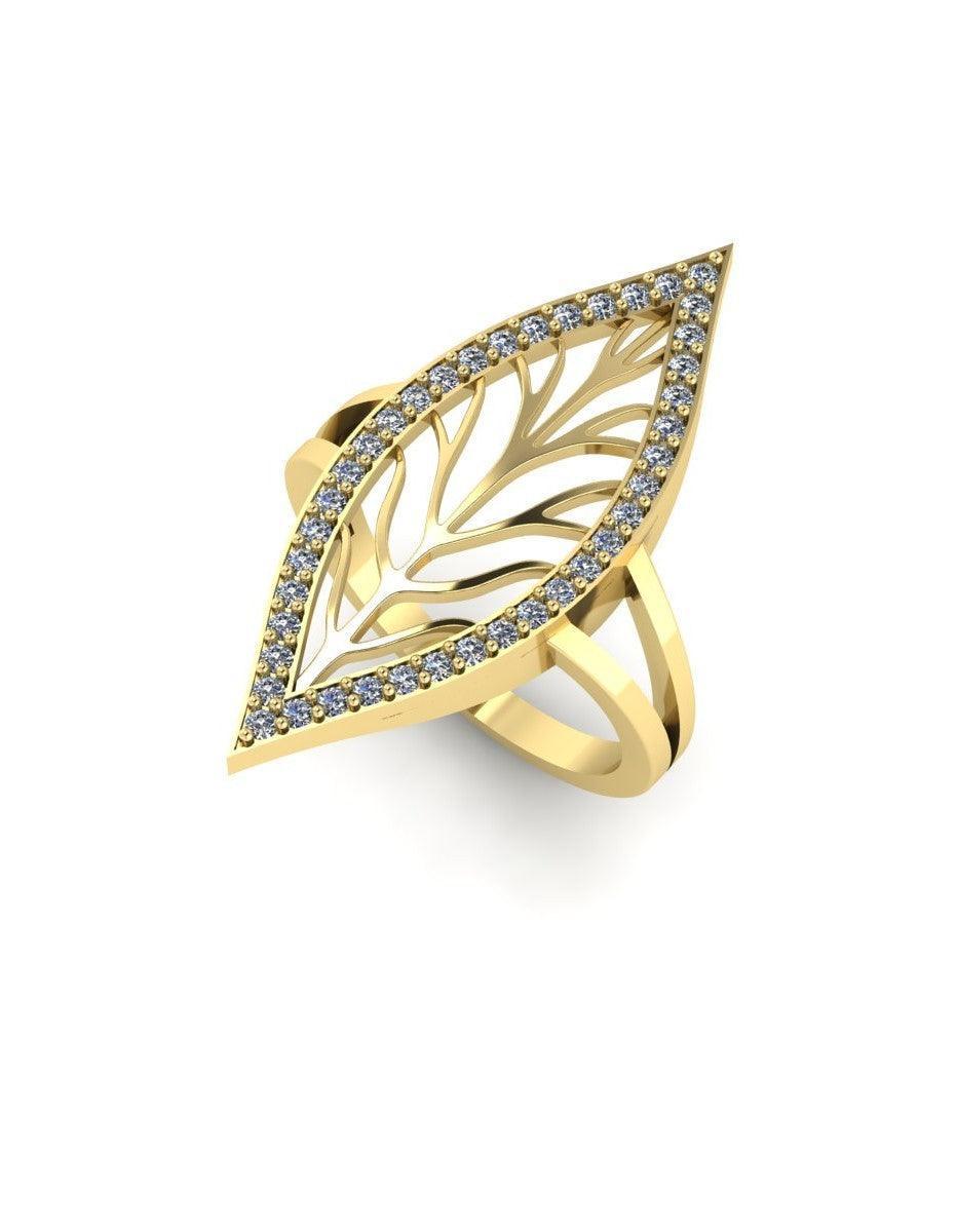 Sterling Stone Studded Silver Ring - Chandrani Pearls