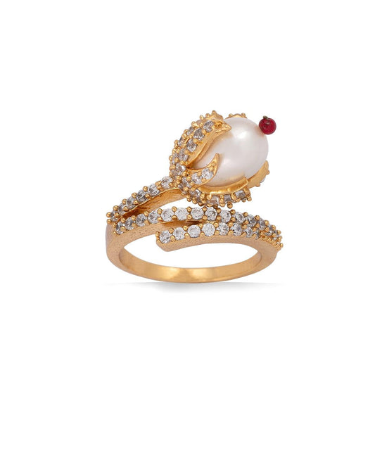 Stunnig Pearl Ring - Chandrani Pearls