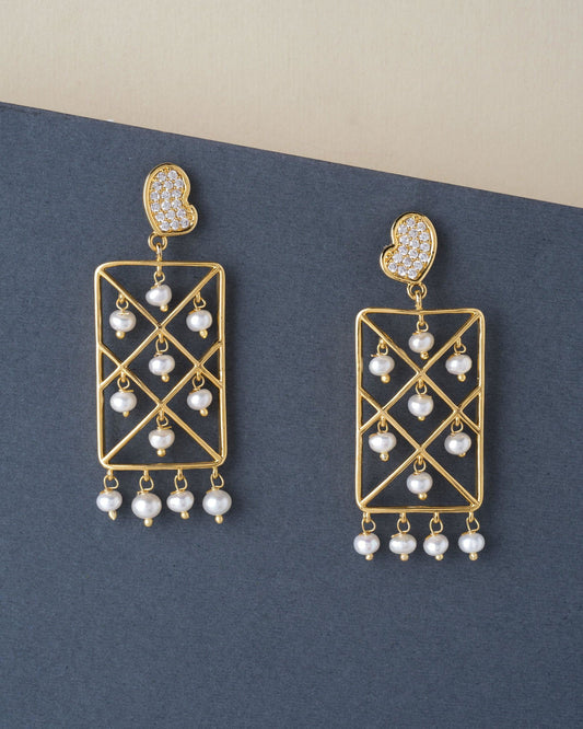 Stunning Light Weight Jhumka T25705 - Chandrani Pearls