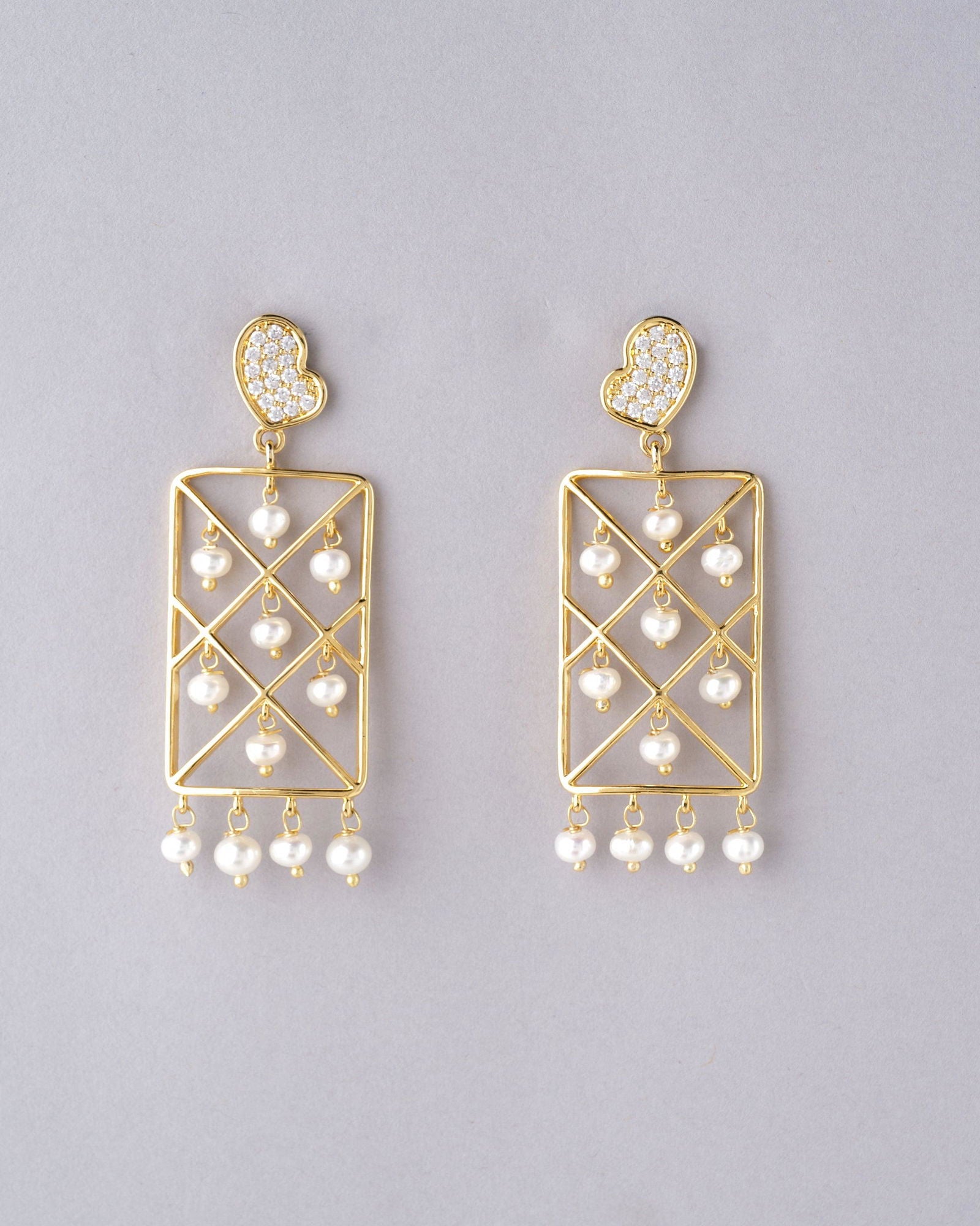 Stunning Light Weight Jhumka T25705 - Chandrani Pearls