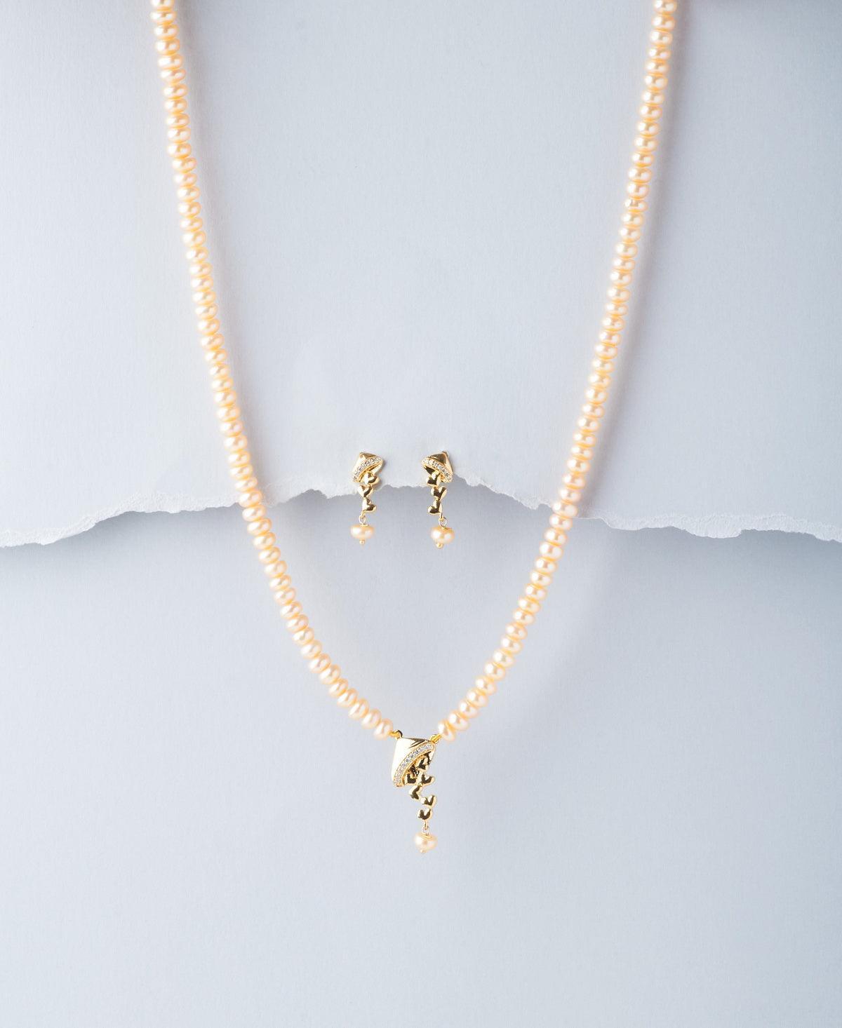 Stunning Real Pearl Necklace Set - Chandrani Pearls