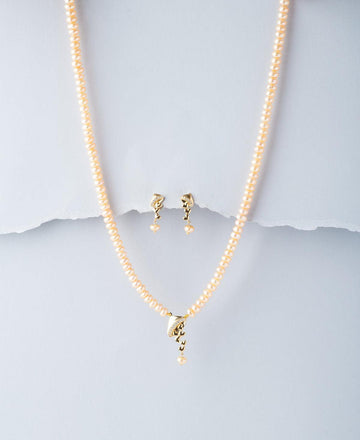 Stunning Real Pearl Necklace Set - Chandrani Pearls