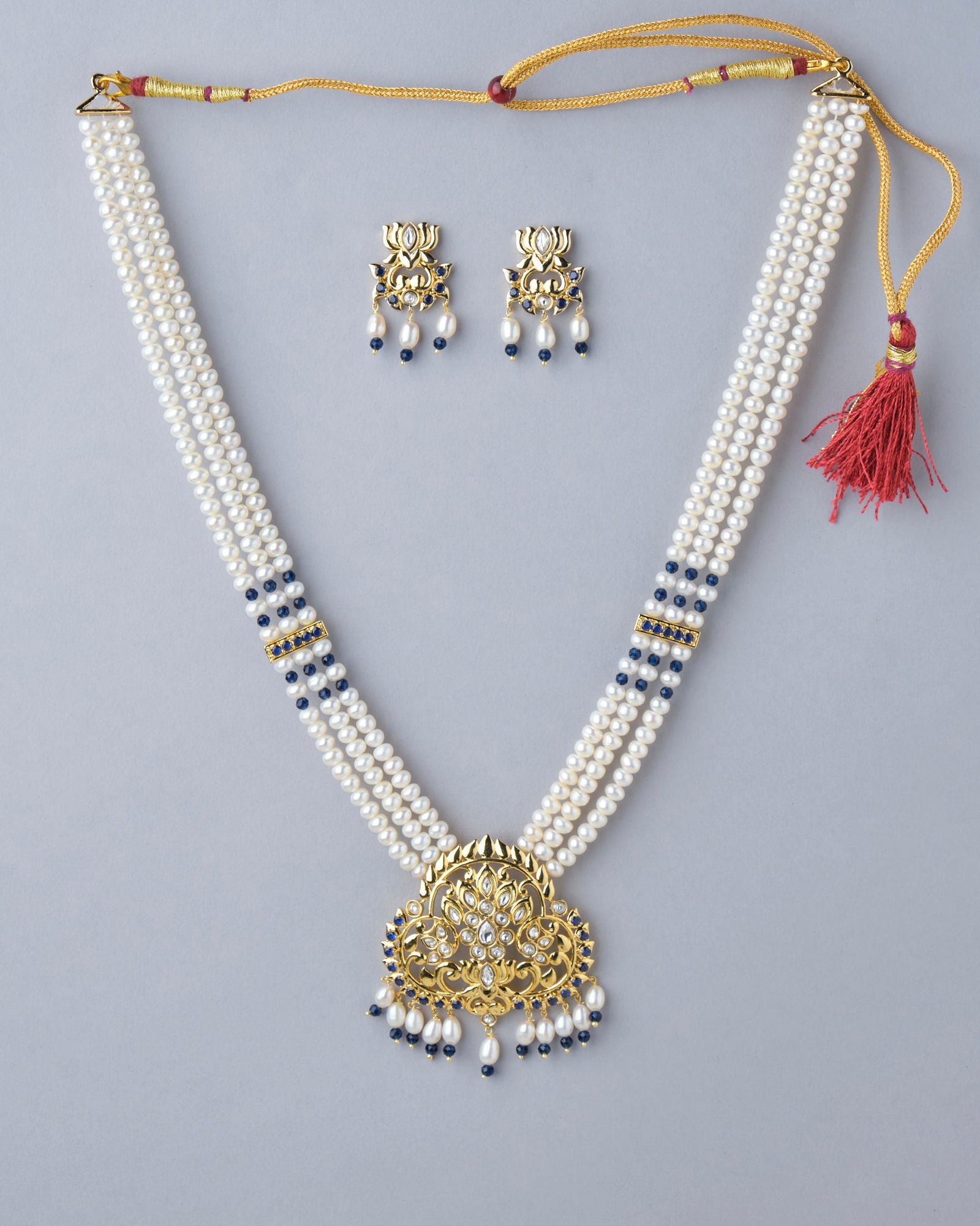 Sumptuous Layered Rani Set - Chandrani Pearls