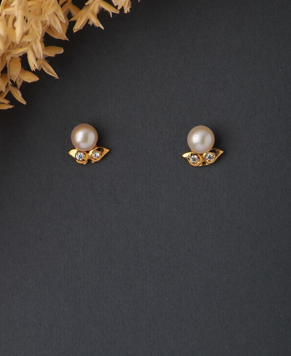 Sweet & Simple Pearl Stud Earring - Chandrani Pearls