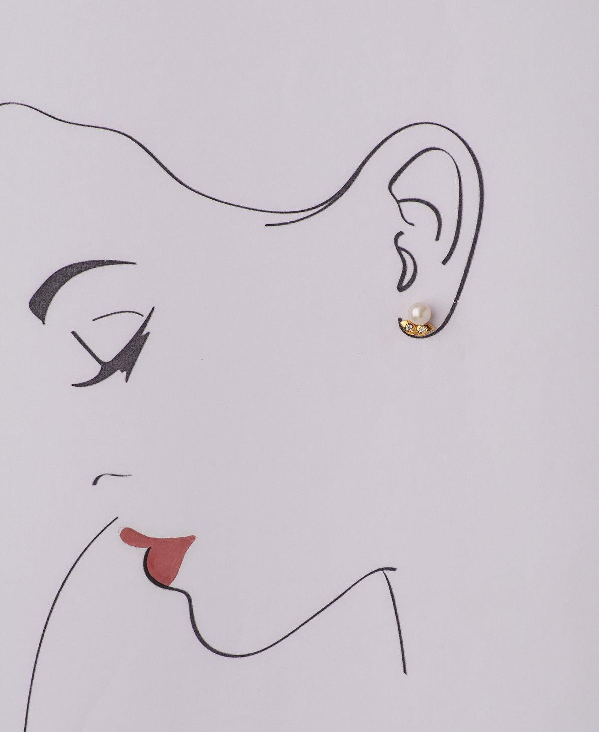 Sweet & Simple Pearl Stud Earring - Chandrani Pearls