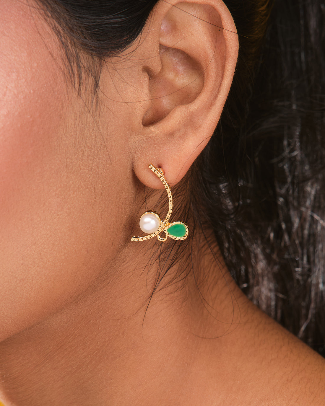 Halo CZ & Pearl Stud Earrings Half Classic Brilliance