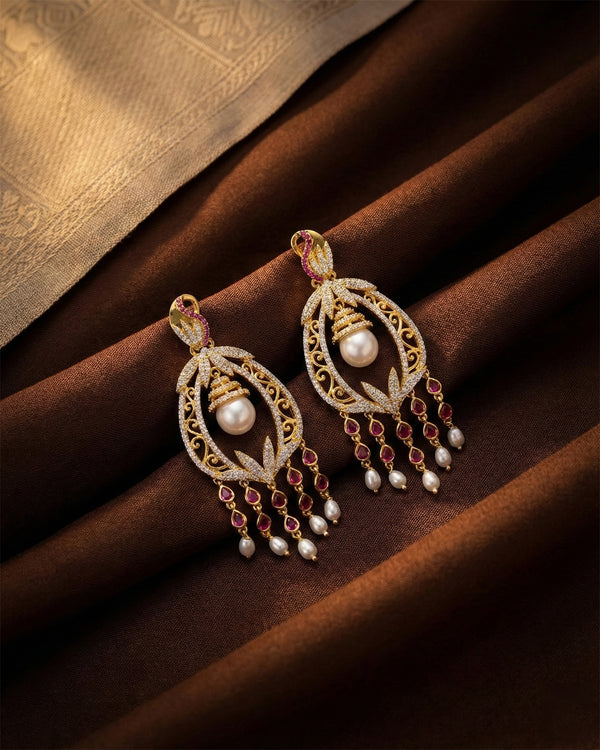 Chantelle Pearl And Stone Chandeliers