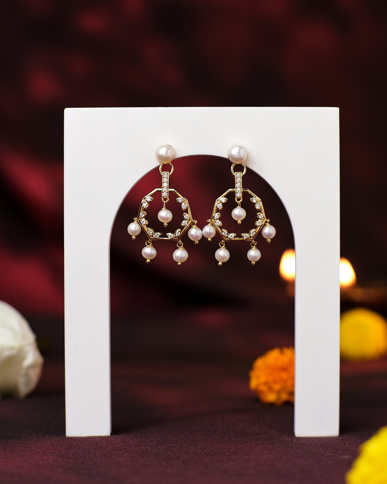 A Whisper of Luxury Pearl Earrings