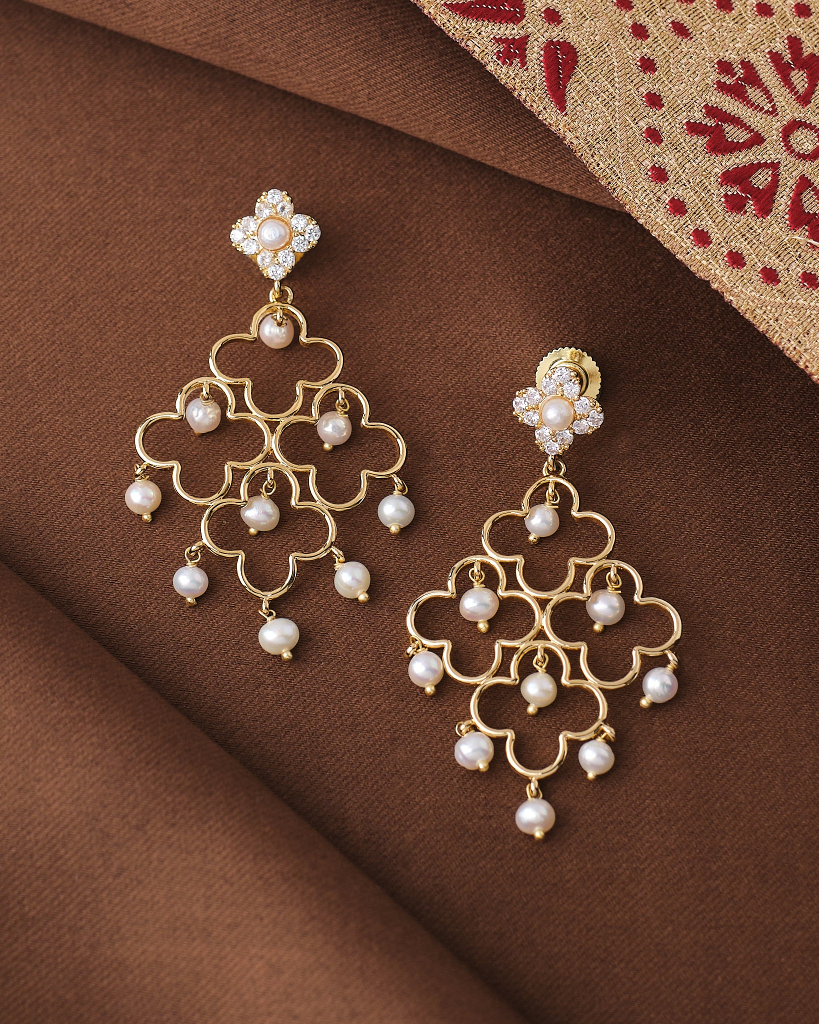 Noor Radiance Pearl Drop Earrings