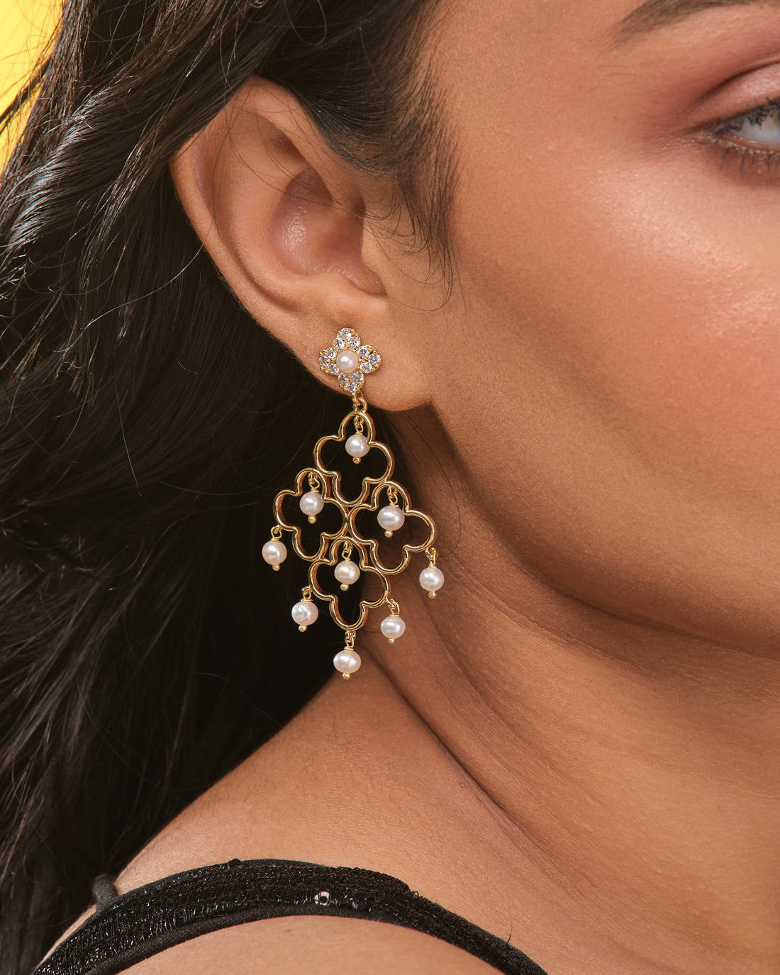 Noor Radiance Pearl Drop Earrings
