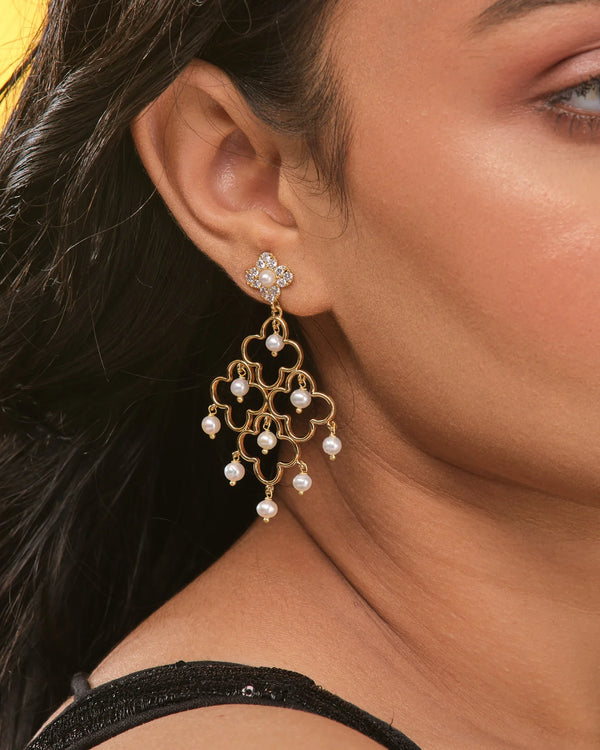 Noor Radiance Pearl Drop Earrings