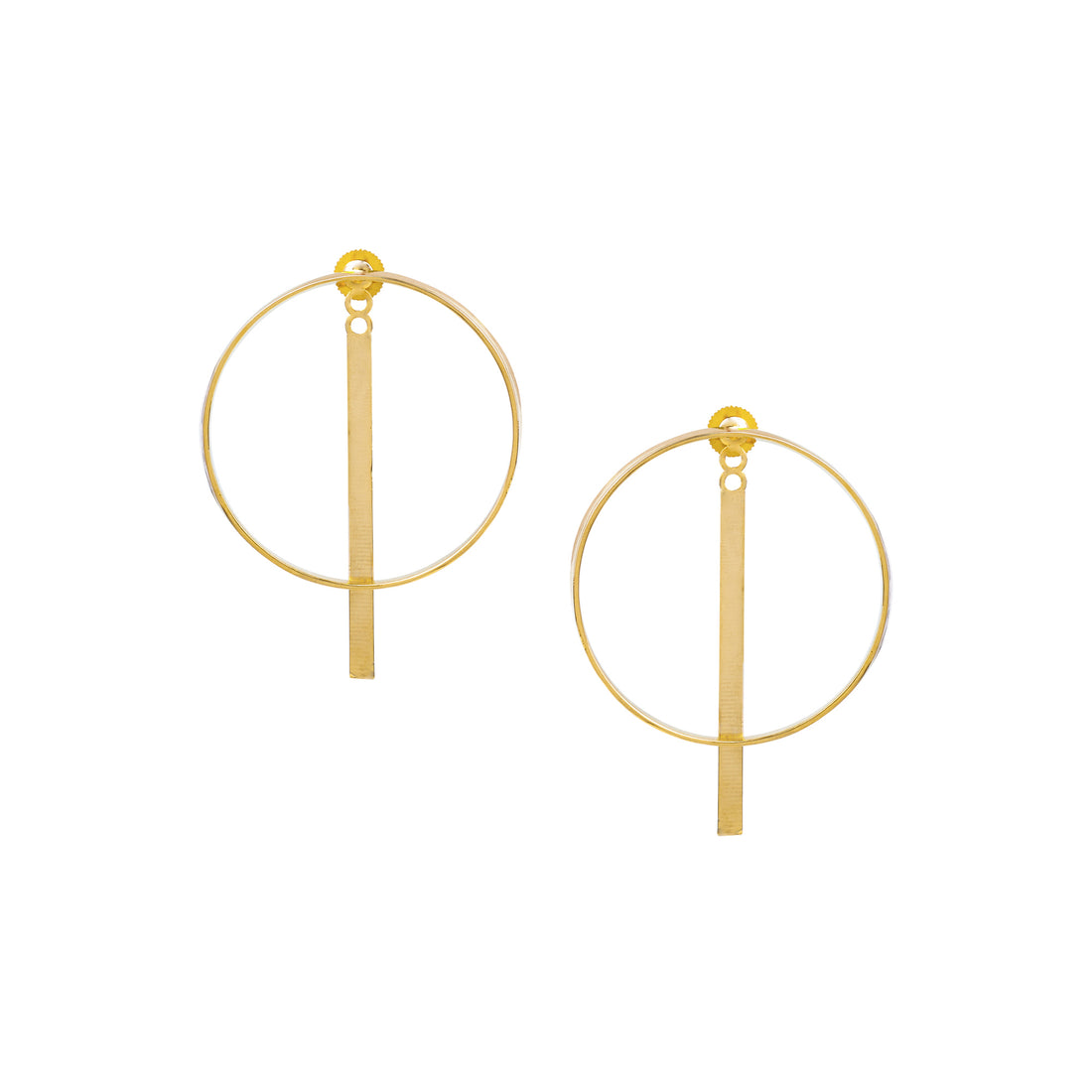 Luminous Arc Earrings - Bold N' Italic