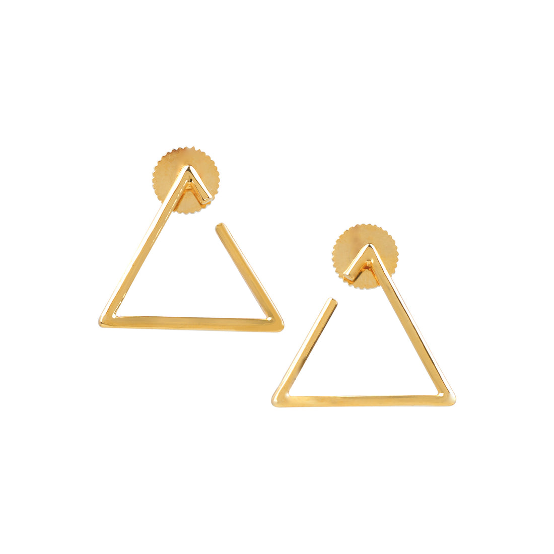 Edgy Triangle Earrings - Bold N' Italic