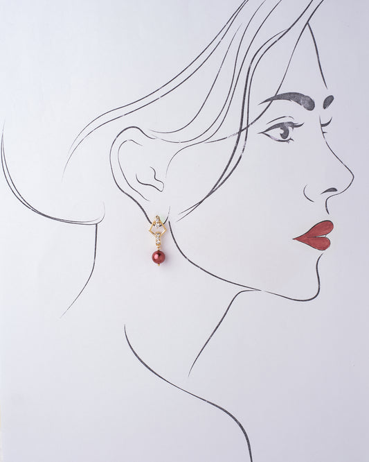 Cascading Chic Pearl Drop Earring